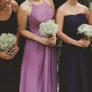 Purple bridesmaid dress from Azazie